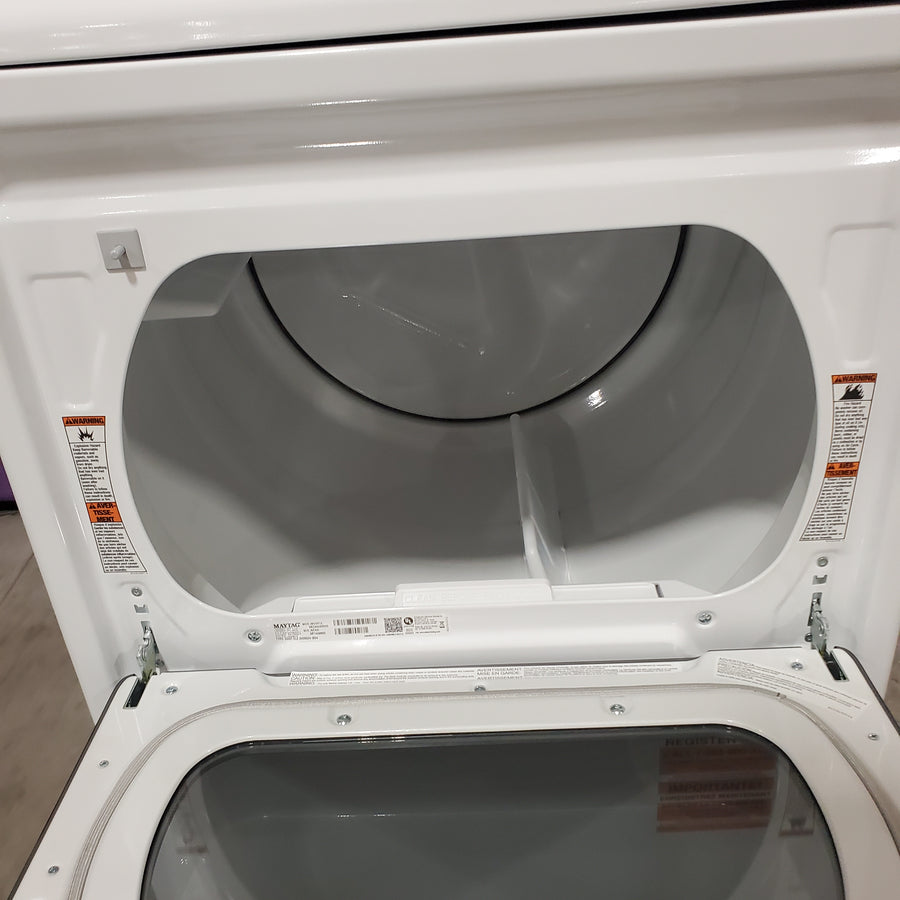 Maytag 7.4 Cu. Ft. Top Load Electric Dryer with Extra Power and Advanced Moisture Sensing MED6205RW - Open Box