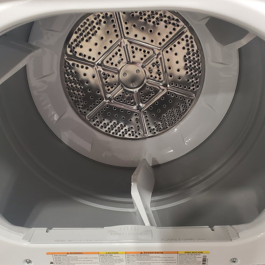 Hotpoint® 4.0 cu. ft. Capacity Washer with Cold Plus and Water Level Control HTW265ASWWW - Scratch & Dent (Moderate) and Hotpoint 6.2 cu. ft. Capacity Electric Dryer with Up To 120 ft. Venting and Shallow Depth HTX26EASWWW - Scratch & Dent (Moderate)