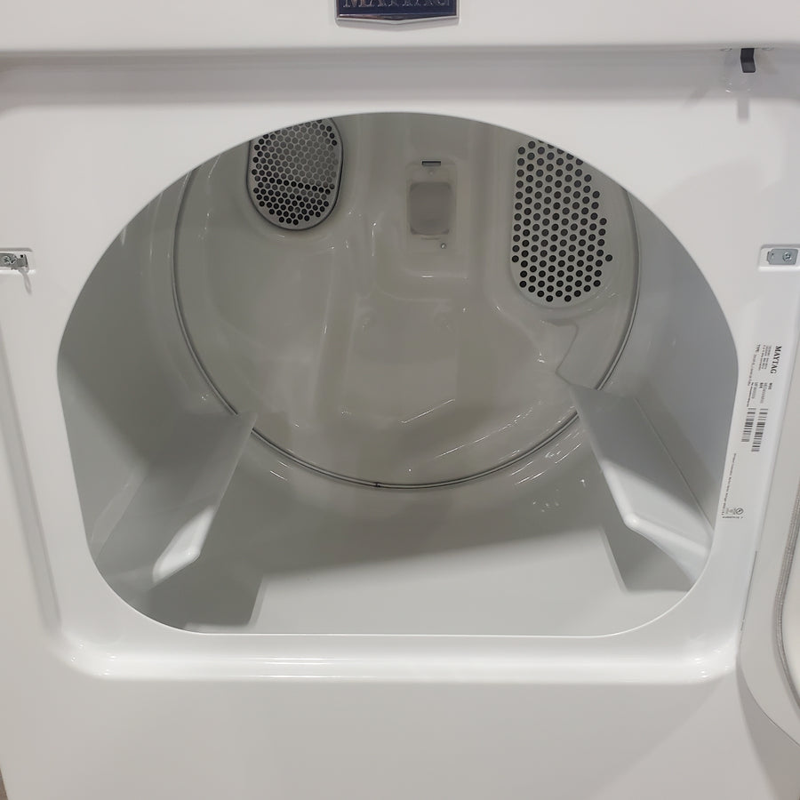 Maytag 4.5 cu. ft. Capacity Top Load Washer with Power™ Agitator and Deep Fill MVW4505MW - Open Box and Maytag 7.0 cu. ft. Capacity Top Load Electric Wrinkle Prevent Dryer 16321 - MED4500MW - Scratch & Dent (Minor)