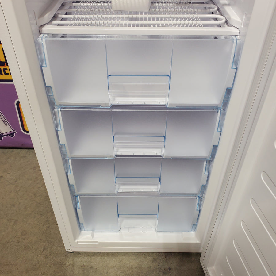 Hamilton Beach 11 Cu Ft Upright Freezer in White HBFRF0011 - Scratch & Dent (Minor)