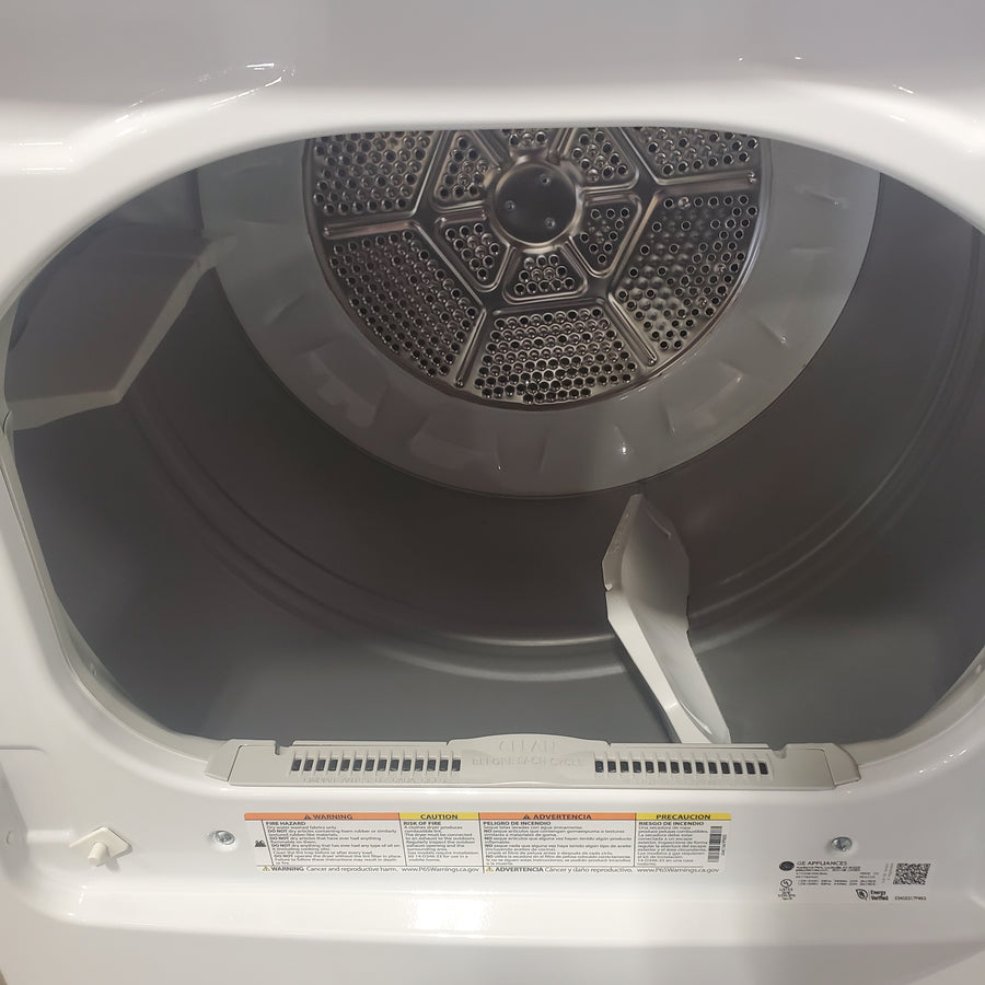 GE® 4.5 cu. ft. Capacity Washer with Stainless Steel Basket in White GTW465ASNWW - Certified Refurbished and GE® 7.2 cu. ft. Capacity Aluminized Alloy Drum Electric Dryer GTD33EASKWW - Certified Refurbished