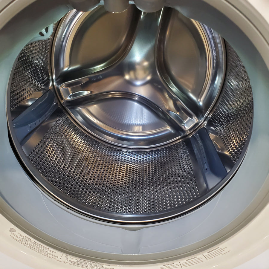 Electrolux 4.5 Cu.Ft. Stackable Front Load Washer with Steam and SmartBoost Wash System ELFW7637AW - Open Box and Electrolux 8.0 cu. ft. Front Load Electric Dryer with Perfect Steam ELFE7637AW - Open Box