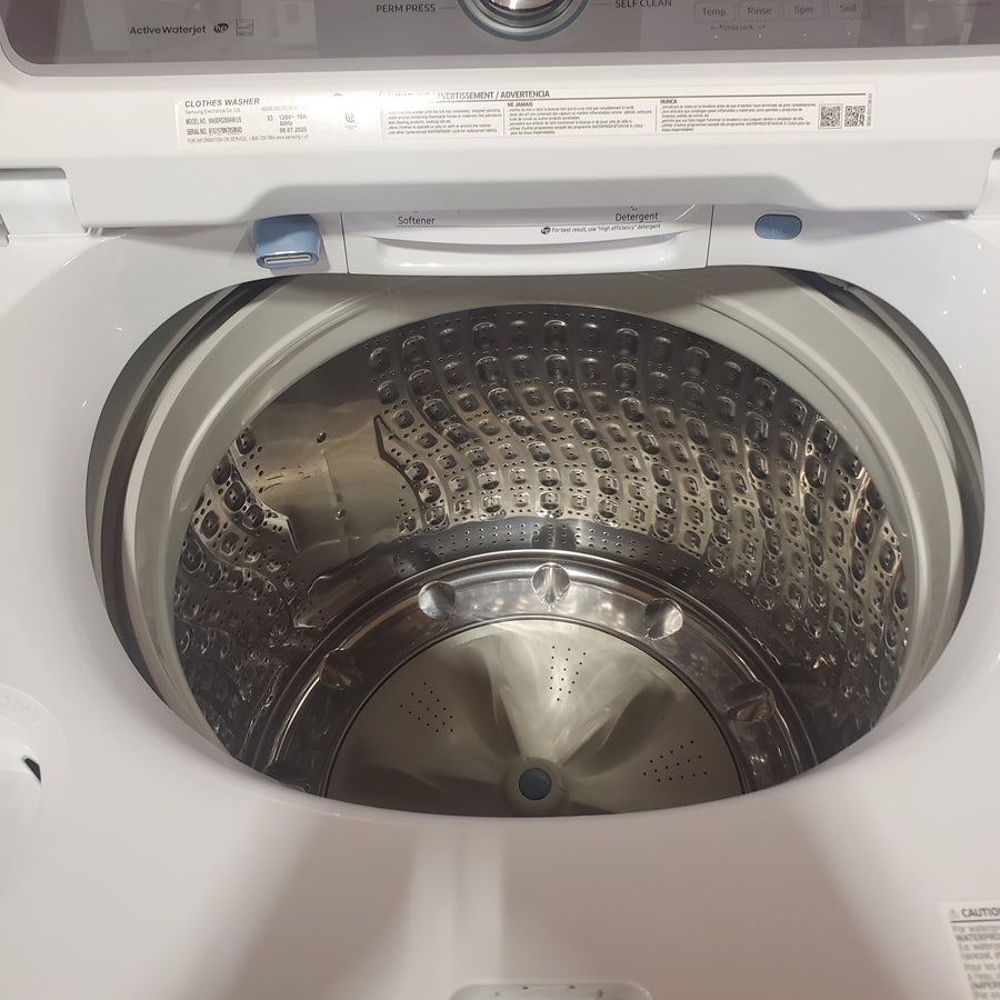 Samsung ENERGY STAR 5.0 cu. ft. Top Load Washing Machine with Active Water Jet WA50R5200AW - Certified Refurbished