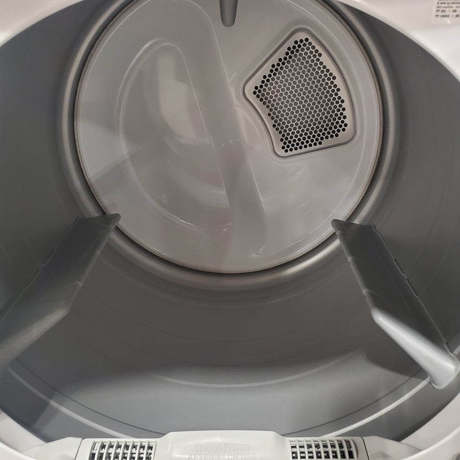 LG 7.3 Cu. Ft. Electric Rear Control Ultra Large Capacity Dryer in White with Sensor Dry DLE6100W - Open Box