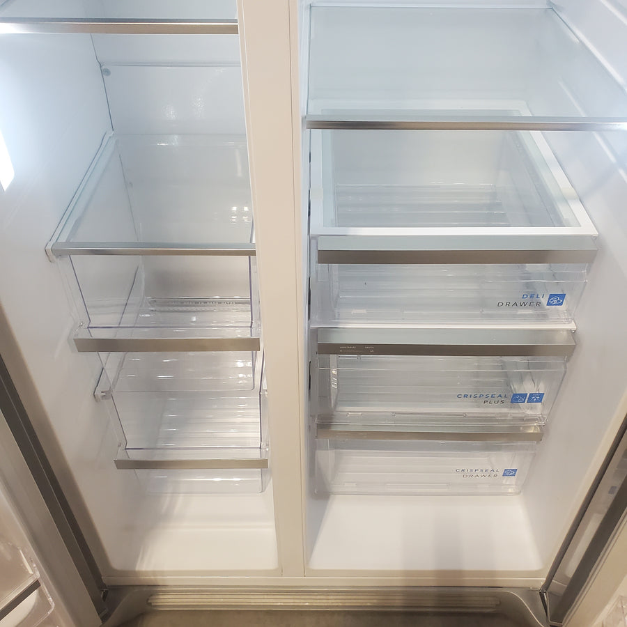 Frigidaire Gallery Smudge Proof Stainless Steel 26 Cu. Ft. Side by Side Refrigerator with Bright LED Lighting GRSS2652AF - Scratch & Dent (Minor)