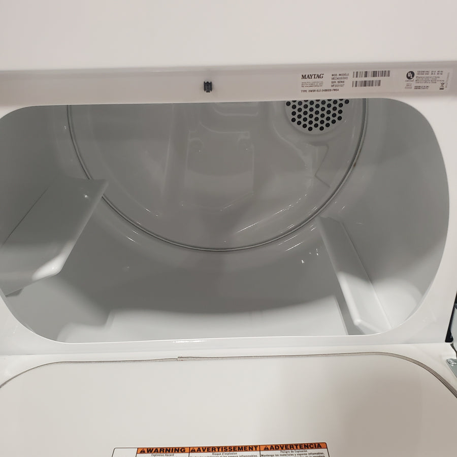 Maytag Top Load 3.8 cu. ft. Washer with Deep Fill and Quick Wash Cycle MVW4005SW - Scratch & Dent (Minor) and Maytag Top Load Electric Wrinkle Prevent 7.0 cu. ft. Dryer with Auto Dry MED4005SW - Scratch & Dent (Minor)