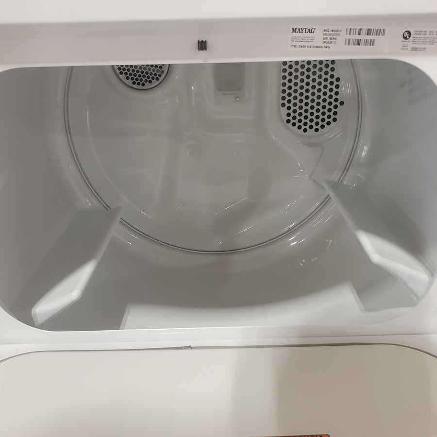 Maytag Top Load 3.8 cu. ft. Washer with Deep Fill and Quick Wash Cycle MVW4005SW - Scratch & Dent (Minor) and Maytag Top Load Electric Wrinkle Prevent 7.0 cu. ft. Dryer with Auto Dry MED4005SW - Scratch & Dent (Minor)