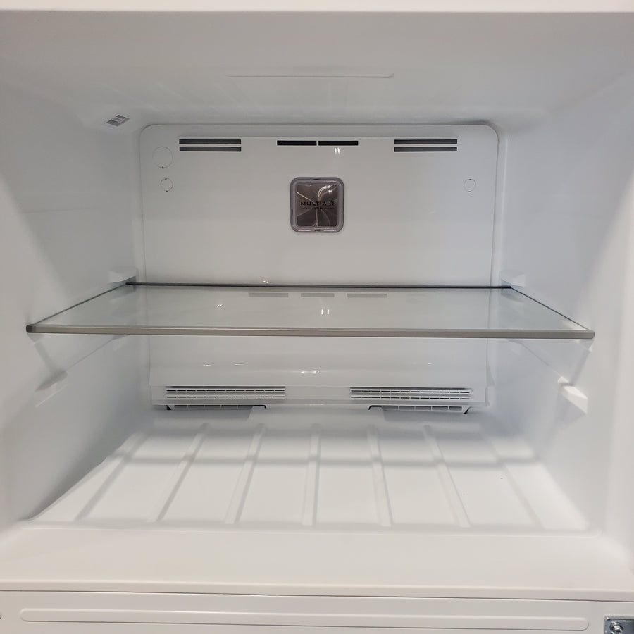 Midea 18 Cu. Ft. Stainless Garage Ready Top Freezer Refrigerator in Stainless Steel MRT18D3BST - Scratch & Dent (Minor)