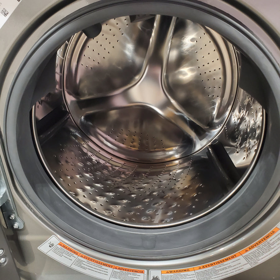 Maytag 4.5-cu ft High Efficiency Stackable Steam Cycle Front-Load Washer MHW5630HC - Scratch & Dent (Major) and Maytag 7.3-cu ft Stackable Vented ENERGY STAR Electric Dryer MED5630HC - Scratch & Dent (Minor)