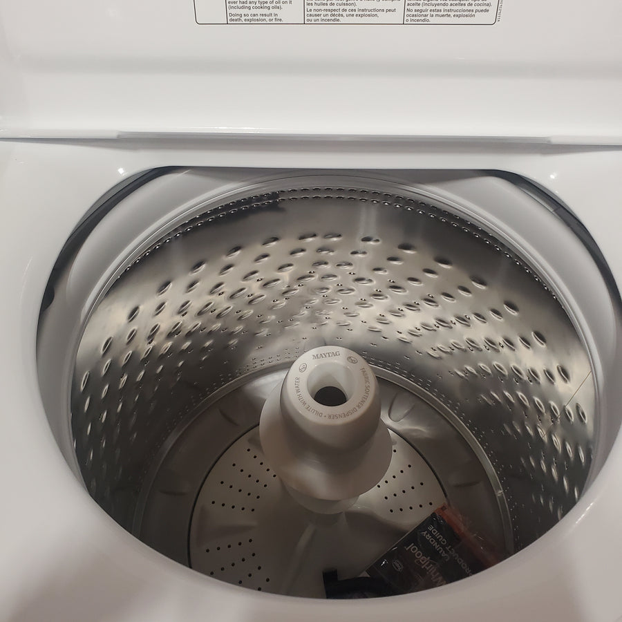 Maytag 4.2 Cu. Ft. Capacity Top Load Washer in White MTW4205SW - Scratch & Dent (Moderate)