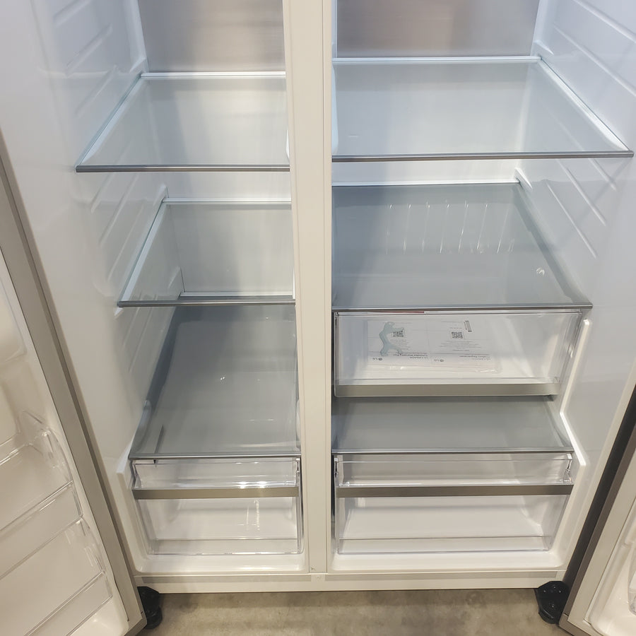 LG 27 cu. ft. Smart Side-by-Side Refrigerator with Smooth Touch Ice & Water Dispenser LL27T3530S - Scratch & Dent (Moderate)