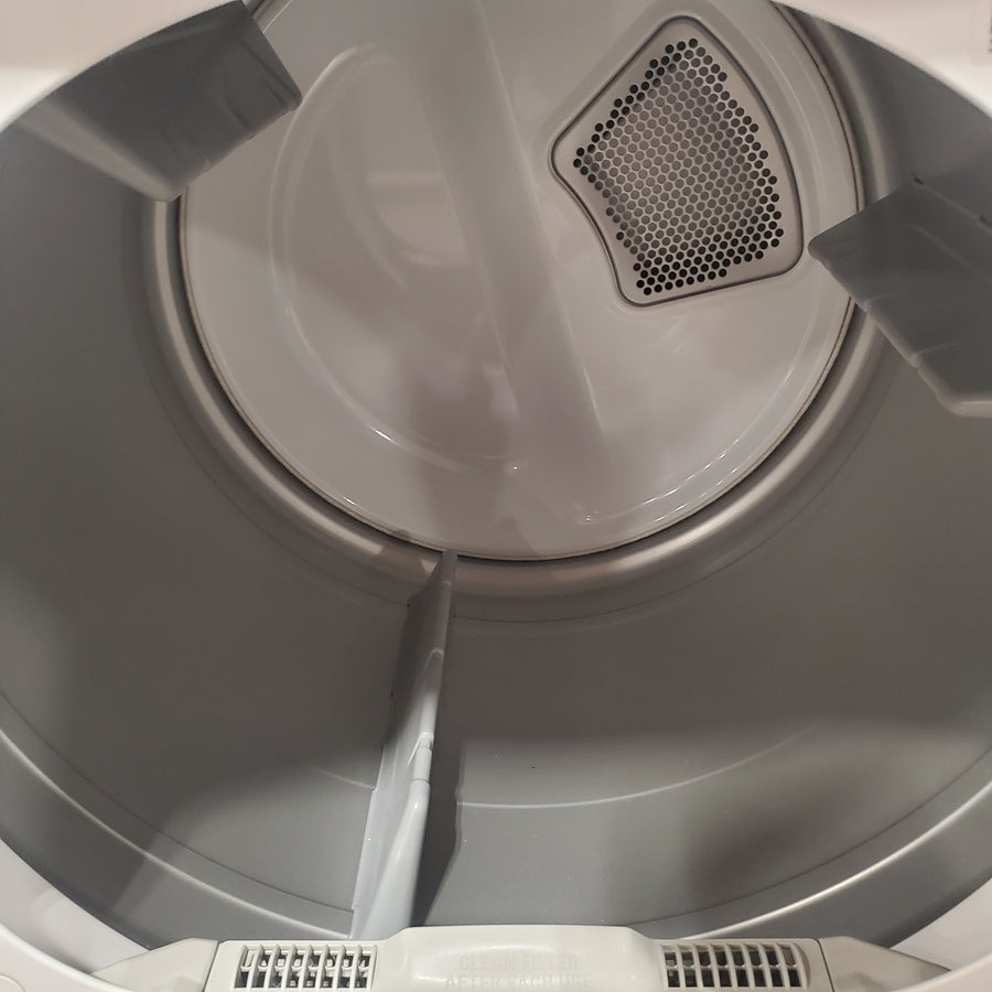 LG 7.3 Cu. Ft. Electric Rear Control Ultra Large Capacity Dryer in White with Sensor Dry DLE6100W - Open Box
