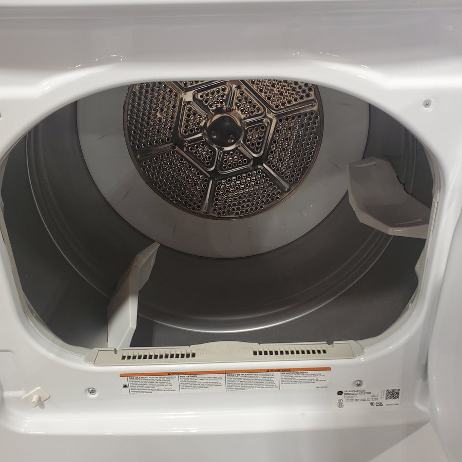GE White Electric 7.2 Cu. Ft. Dryer with Aluminized Alloy Drum GTD42EASJWW - Certified Refurbished