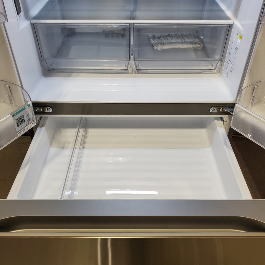 LG 30 cu. ft. Smart Standard-Depth MAX™ 4-Door French Door Refrigerator with Full-Convert Drawer™ LF30S8210S - Scratch & Dent (Minor)