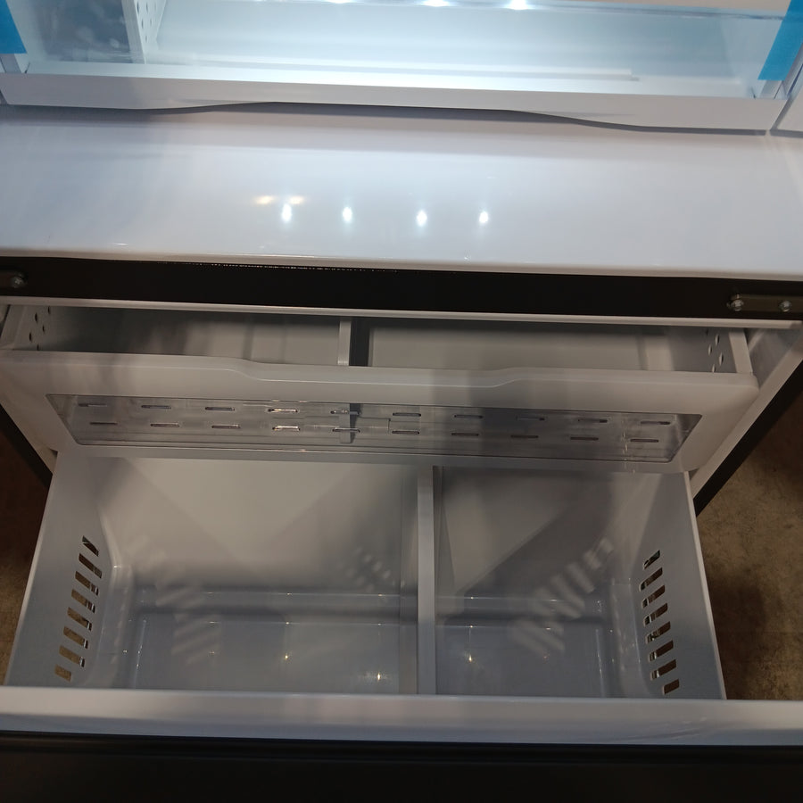 GE Profile™ ENERGY STAR® 22.1 Cu. Ft. Counter-Depth Fingerprint Resistant Stainless French-Door Refrigerator with Hands-Free AutoFill PYE22KYNFS - Certified Refurbished