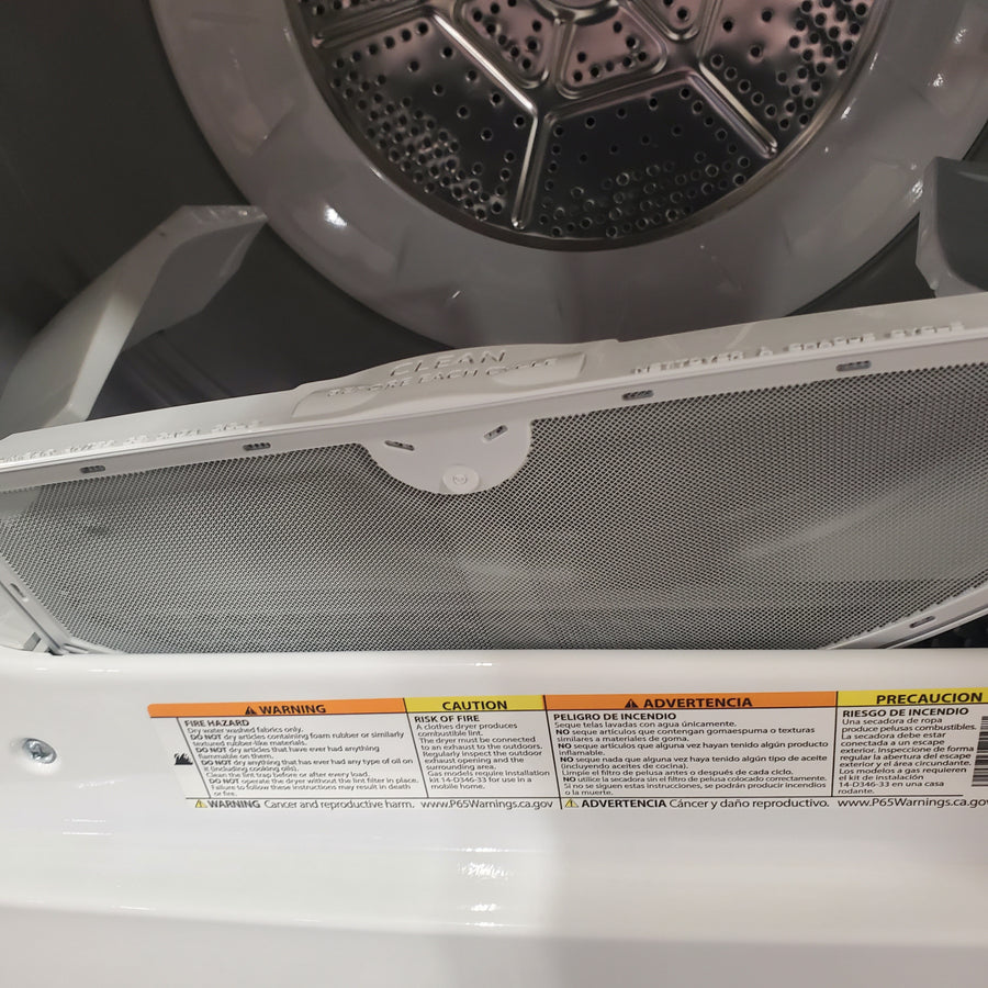GE White Electric Aluminized Alloy Drum 7.2 Cu. Ft. Dryer with Sensor Dry and Extended Tumble GTD45EASJWS - Certified Refurbished