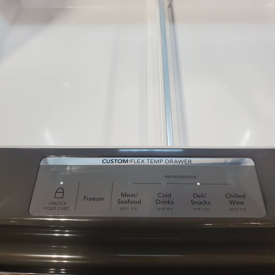 Frigidaire Gallery Standard-Depth 27.2-cu ft 36-in Wide French Door Refrigerator with Ice Maker ENERGY STAR Certified in Fingerprint Resistant Stainless Steel GRMN2872AF - Scratch & Dent (Minor)