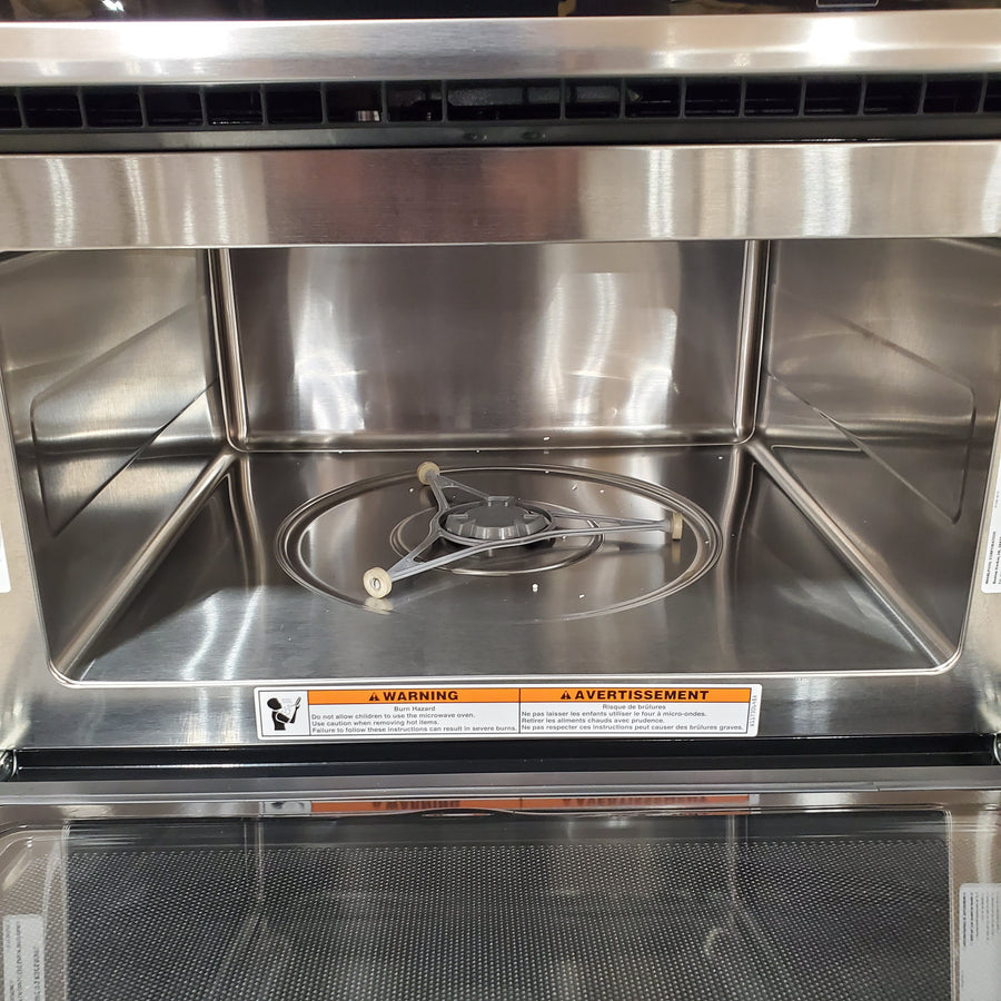 KitchenAid 1.4-cu ft 1000-Watt 23.75-in Built-In Microwave in Stainless Steel KMBS104ESS - Scratch & Dent (Minor)