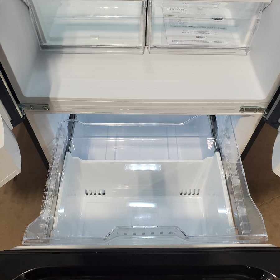 Vissani 30 in. 18.4 cu. ft. Standard-Depth French Door Bottom Freezer Refrigerator in Fingerprint Resistant Stainless Steel LookMDFDBM18SS6 - Scratch & Dent (Moderate)
