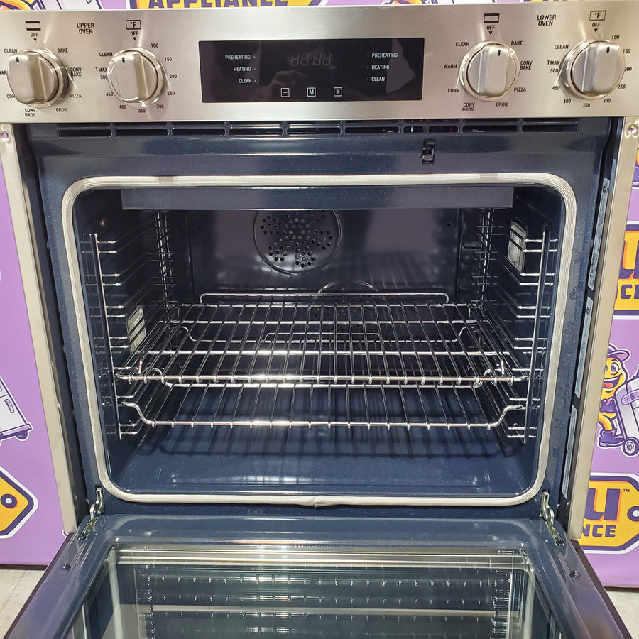 Bertazzoni 30" Built-In Double Electric Convection Wall Oven Self-Clean in Stainless Steel MAST30FDEXV - Scratch & Dent (Minor)