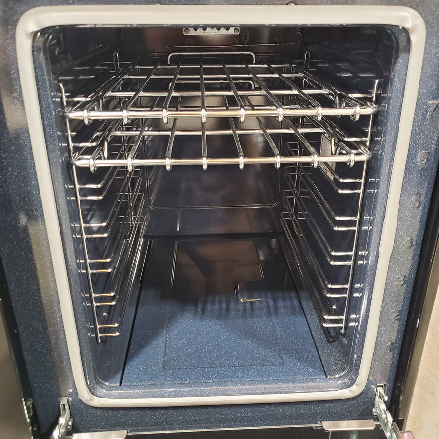 Bertazzoni 48 Inch Freestanding Dual Fuel Range with 6 Sealed Burners, 7 cu. ft. Total Capacity, Continuous Grates, Self-Clean, and Griddle PRO486BTFEPNET - Scratch & Dent (Minor)