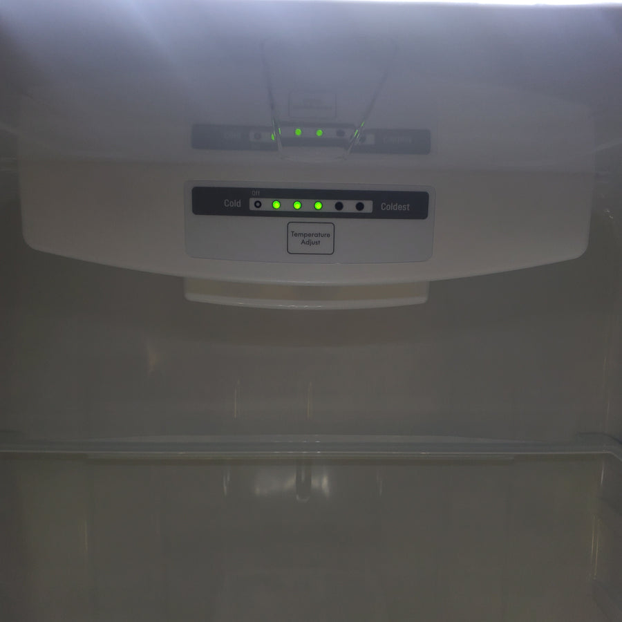 LG 30 Inch Wide Black 20.2 cu ft ENERGY STAR Top Freezer and Bottom Refrigerator with LED Lighting and Adjustable Glass Shelving LTCS20020B - Scratch & Dent (Minor)