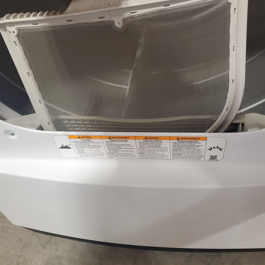 LG White Ultra Large Capacity Gas 7.3 Cu. Ft. Dryer with Sensor Dry DLG7151W - CERTIFIED REFUBISHED