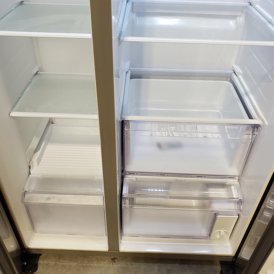 Samsung 36 in. 22 cu. ft. Counter Depth Smart Side by Side Refrigerator in Fingerprint-Resistant Stainless Steel RS22T5201SR - Scratch & Dent (Minor)
