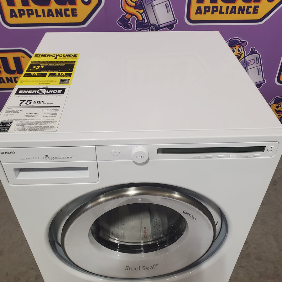ASKO 24" Stackable Wide ASKO Premium Steel Seal Washing Machine with Quattro Construction and Active Drum W2084W - Scratch & Dent (Moderate)