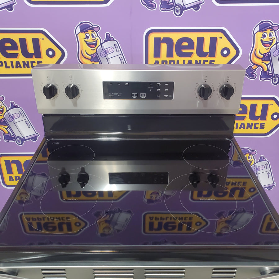 Whirlpool Stainless Steel Electric 30 Inch Range with No Preheat Mode WFES3030RS - Scratch & Dent (Minor)