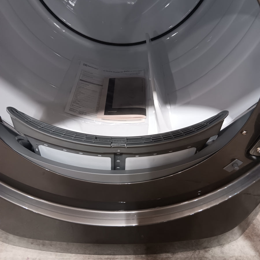 Electrolux Titanium Front Load 600 Series 4.5 Cu. Ft. Washer with Smartboost ELFW7637AT - Open Box and Electrolux Frontload Electric Steam Dryer 16287 - ELFE7537AT - Open Box