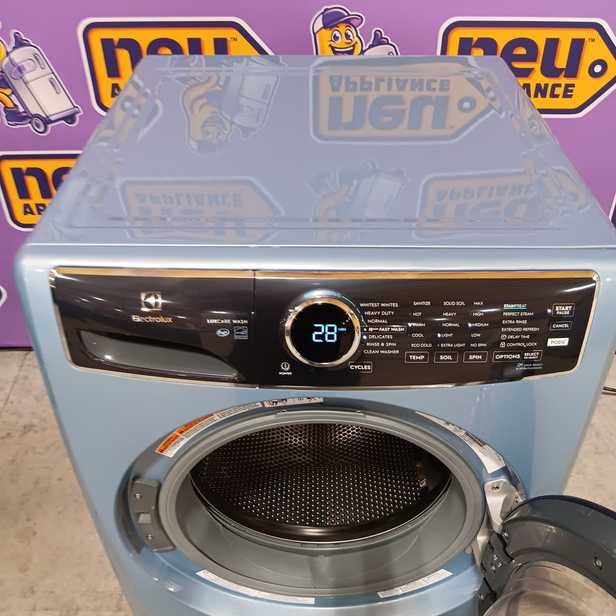 Electrolux 27 in. 4.5 cu.ft. HE Front Load ENERGY STAR Washer with LuxCare Wash System ELFW7437AG - Open Box and  Electrolux 8 cu.ft.  Electric Dryer vented Front Load Perfect Steam Dryer with Instant Refresh 16273 - ELFE7437AG - Open Box