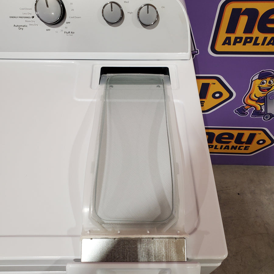Whirlpool White Electric Extra Large 7.0 Cu. Ft. Dryer with Wrinkle Shield WED4815EW - Scratch & Dent (Minor)