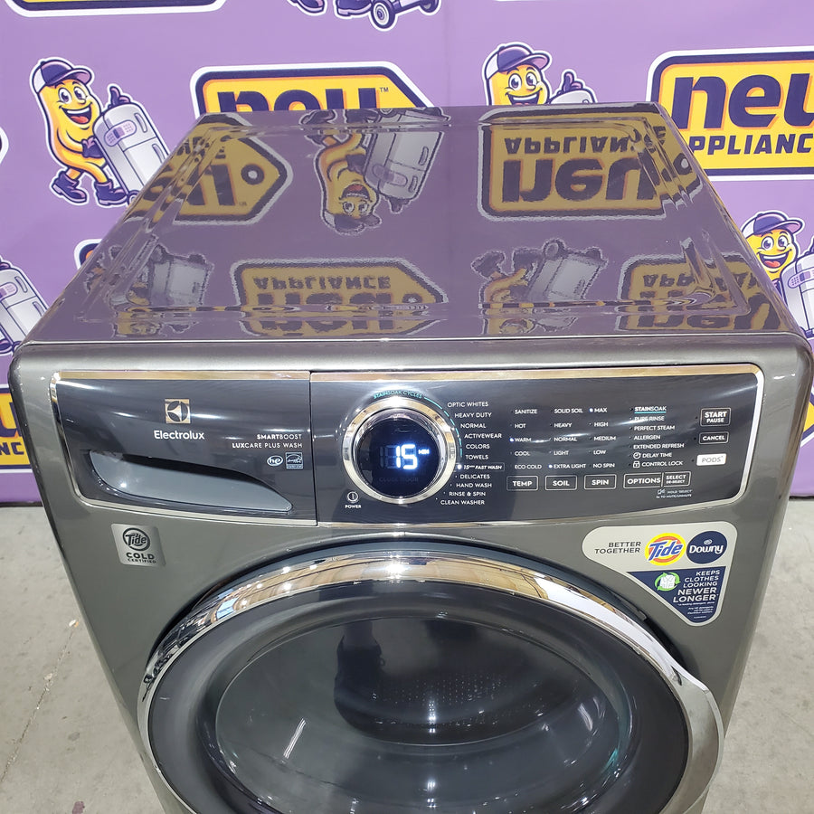 Electrolux Titanium Front Load 600 Series 4.5 Cu. Ft. Washer with Smartboost and Hand Wash Cycle ELFW7637AT - Scratch & Dent (Minor)