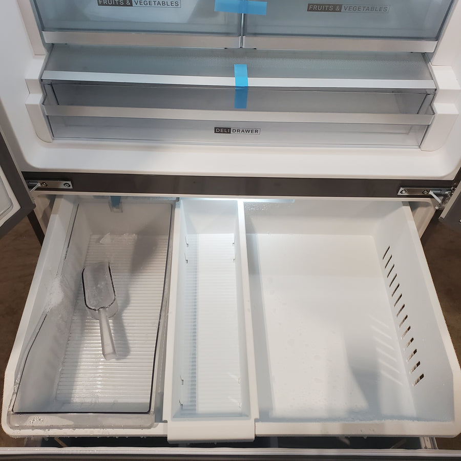 Whirlpool French Door 31 Cu. Ft. Refrigerator with Total Coverage Cooling in Fingerprint Resistant Stainless Steel 22121489 - WRFF3136SZ - Scratch & Dent (Moderate)