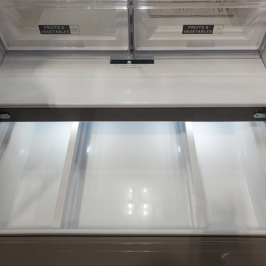 Whirlpool French Door Bottom Mount Refrigerator in Fingerprint Resistant Stainless Steel WRMF3636RZ - Scratch & Dent (Moderate)