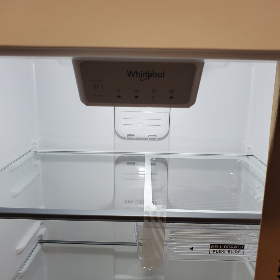 Whirlpool 19.3 Cu. Ft. Freestanding Top-Freezer Garage Ready Refrigerator in White WRTX5419SW - Scratch & Dent (Minor)