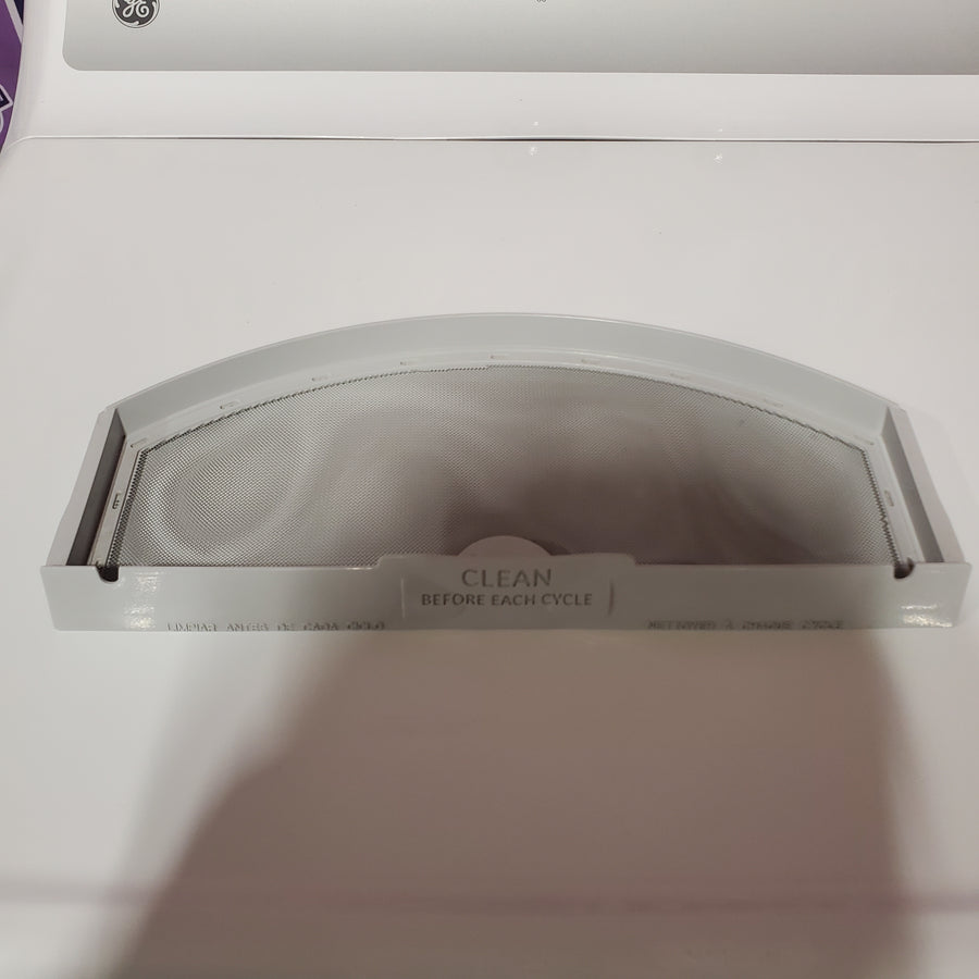 GE White Electric 7.2 Cu. Ft. Capacity Dryer with Up to 120 Ft. Venting and Reversible Door GTD38EASWWS - Certified Refurbished