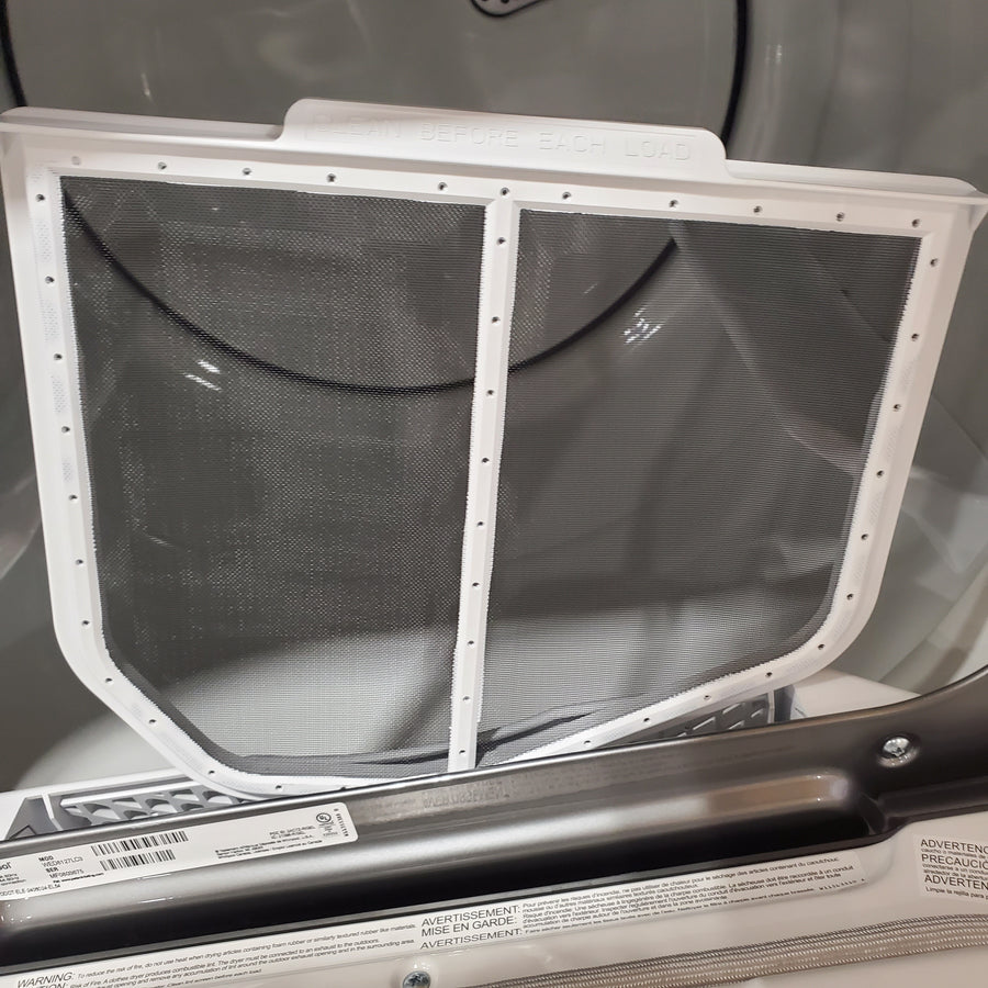 Whirlpool Top Load Electric 7.4 Cu. Ft. Dryer with Advanced Moisture Sensing and Wrinkle Shield Technology WED8127LC - Open Box