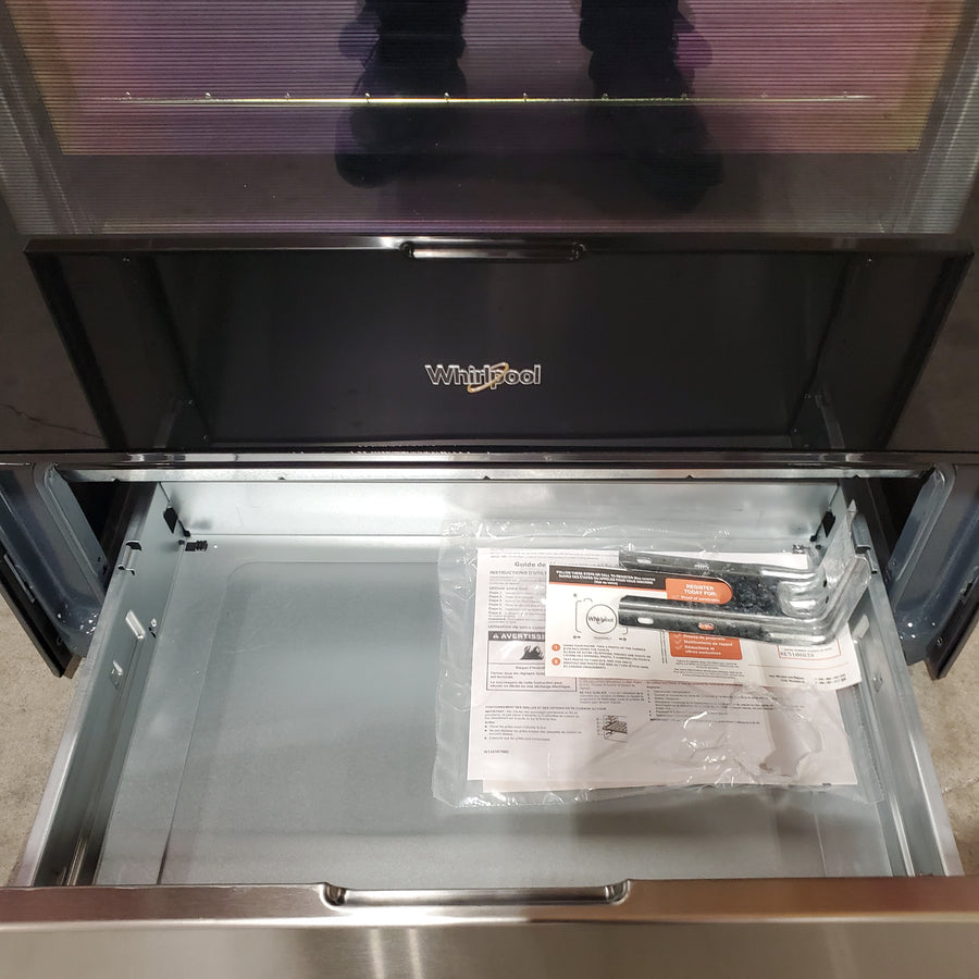 Whirlpool Energy Star Electric Range with Air Cooking Technology, No Preheat Air Fry, Air Baking and Self Clean WFES5030RZ - Scratch & Dent (Minor)
