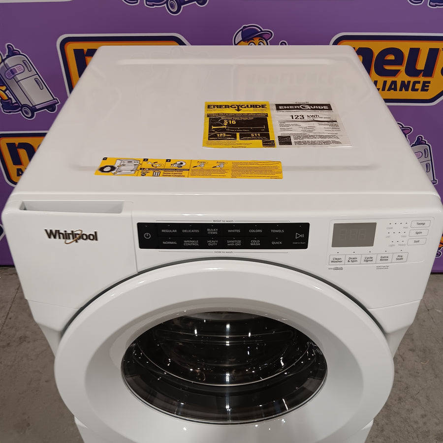 Whirlpool Closet Depth Front Load 4.3 Cu. Ft. Washer with Intuitive Controls WFW560CHW - Certified Refurbished and Whirlpool 7.4 cu. ft. ENERGY STAR Front Load Electric Dryer with Long Vent 16283 - WED560LHW - Certified Refurbished