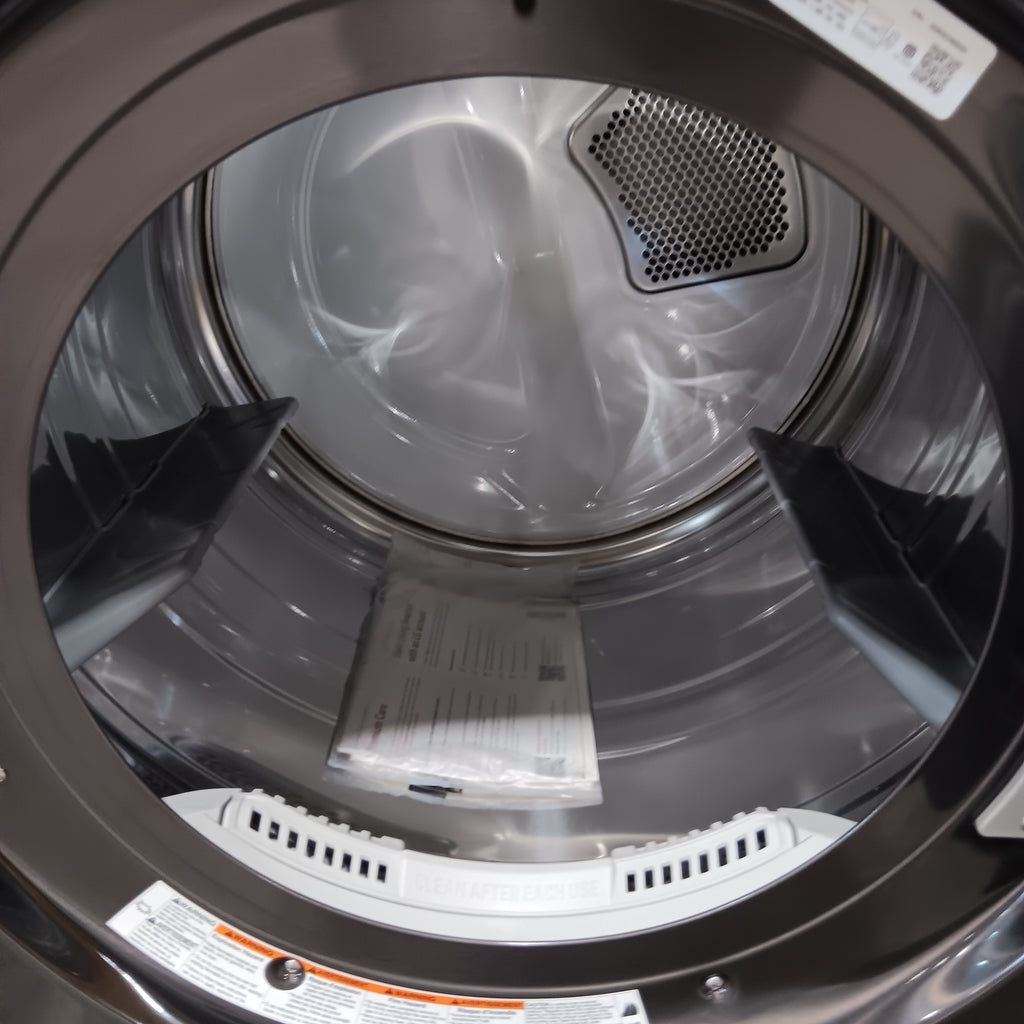 LG 4.5 cu. ft. Smart Front Load Washer with TurboWash® 360° and ezDispense® WM5700HVA - Scratch & Dent (Moderate) and 7.4 cu. ft. Ultra Large Capacity Smart Front Load Electric Dryer with Built-In Intelligence & TurboSteam® 16275 - DLEX6700B - Open Box