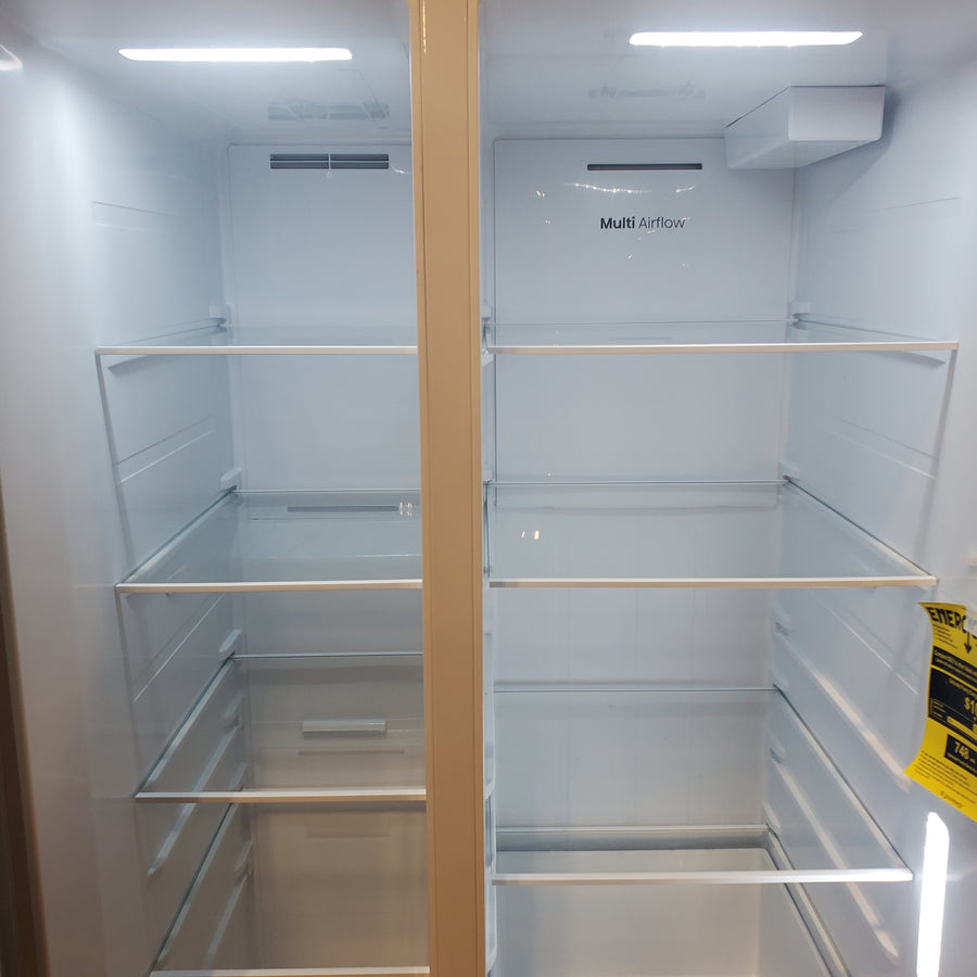 Hisense 29.1 cu. ft. Standard Depth Side by Side Refrigerator Stainless Steel HRS290P5FSE - Scratch & Dent (Moderate)