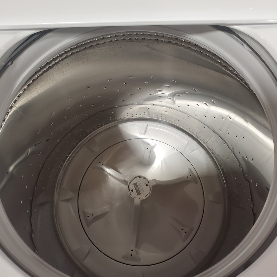 Whirlpool 3.8–3.9 Cu. Ft.  Top Load Washer with 2 in 1 Removable Agitator and Soil Level Selection WTW4957PW - Certified Refurbished and Whirlpool 7-cu ft Vented Electric Dryer WED4815EW - Certified Refurbished