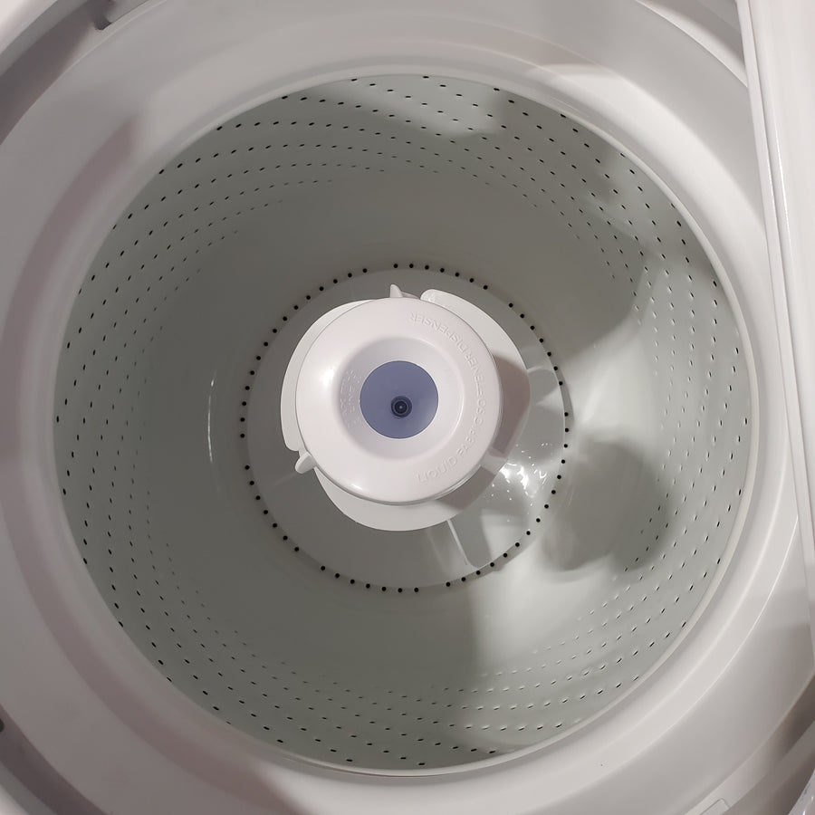 Whirlpool Top Load 3.5 Cu. Ft. Washer with Deep Water Wash Option WTW4816FW - Open Box and Whirlpool Vented 7.0 Cu. Ft. Electric Dryer 16261 - WED4815EW - Scratch & Dent (Moderate)