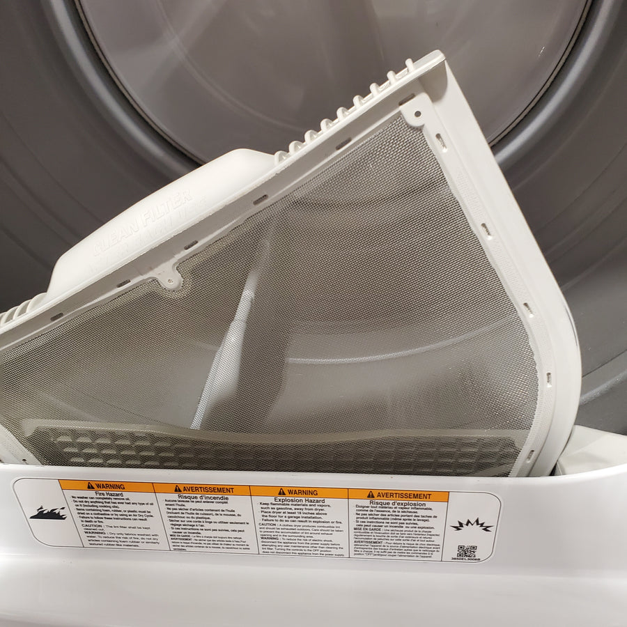 LG White Top Load 5.0 Cu. Ft. Mega Capacity Washer with TurboDrum Technology WT7150CW - Certified Refurbished and LG 7.3-cu ft Vented Gas Dryer in White 16301 - DLG7101W - Certified Refurbished