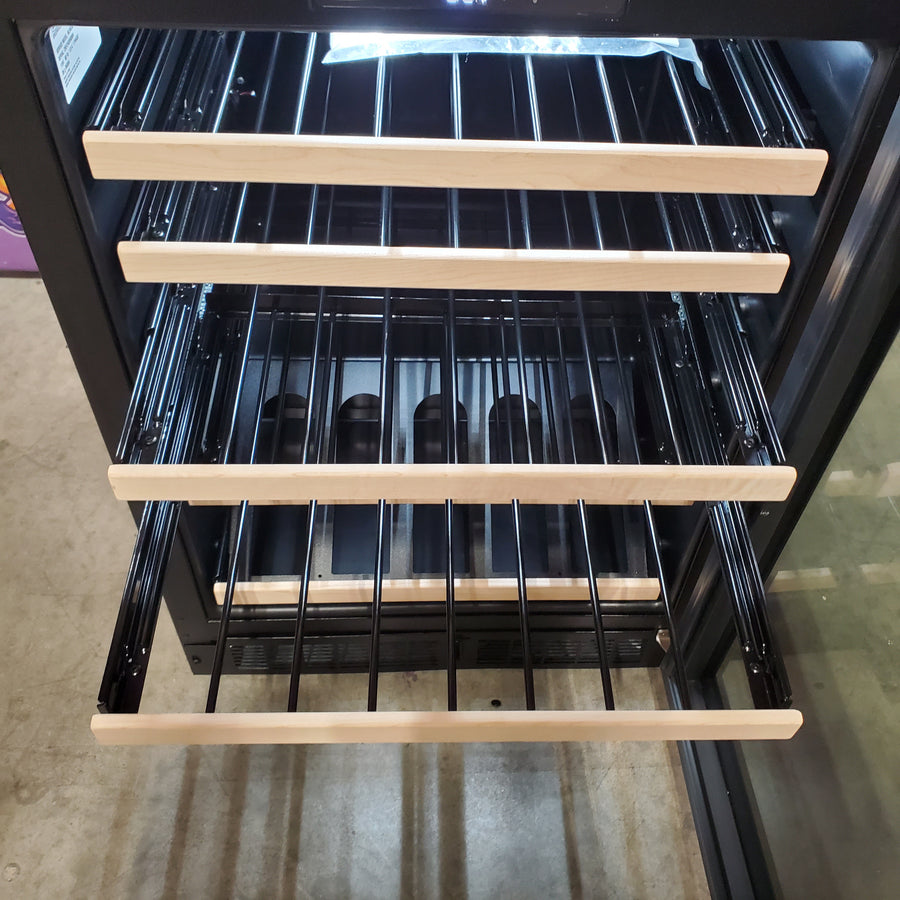 Marvel 24 Inch Wine Cooler with 45 Bottle Capacity, 6 Wine Racks, Glass Door, LED Light, and Electronic Controls MLWC324-SG01A - Scratch & Dent (Minor)