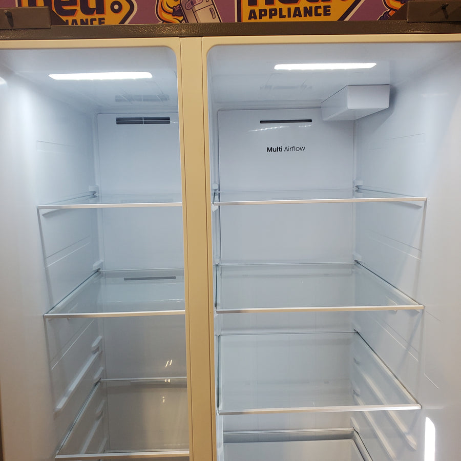 Hisense 29.1 cu. ft. Standard Depth Side by Side Refrigerator Stainless Steel 22142804 - HRS290P5FSE - Scratch & Dent (Moderate)