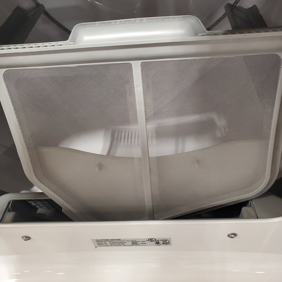 Samsung 4.5-cu ft High Efficiency Impeller Medium Top-Load Washer in White WA45T3400AW - Certified Refurbished and Samsung 7.2-cu ft Electric Dryer in White DV400EWHDWR - Certified Refurbished