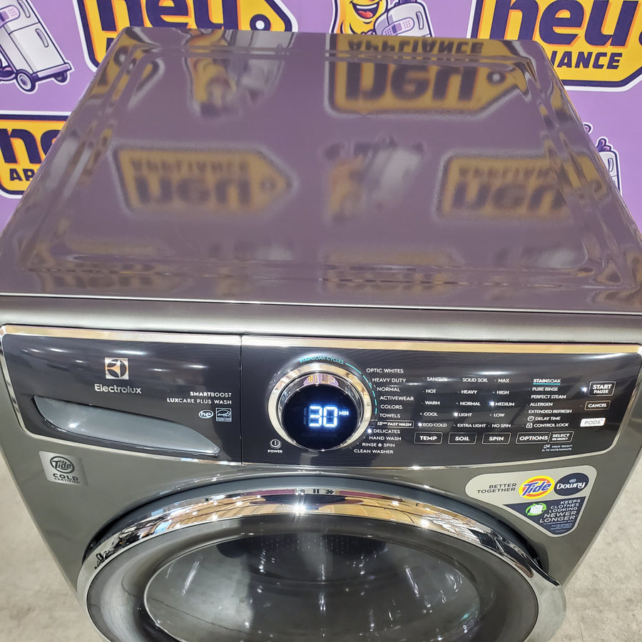 Electrolux Titanium Front Load 600 Series 4.5 Cu. Ft. Washer with Smartboost and Hand Wash Cycle ELFW7637AT - Scratch & Dent (Minor)
